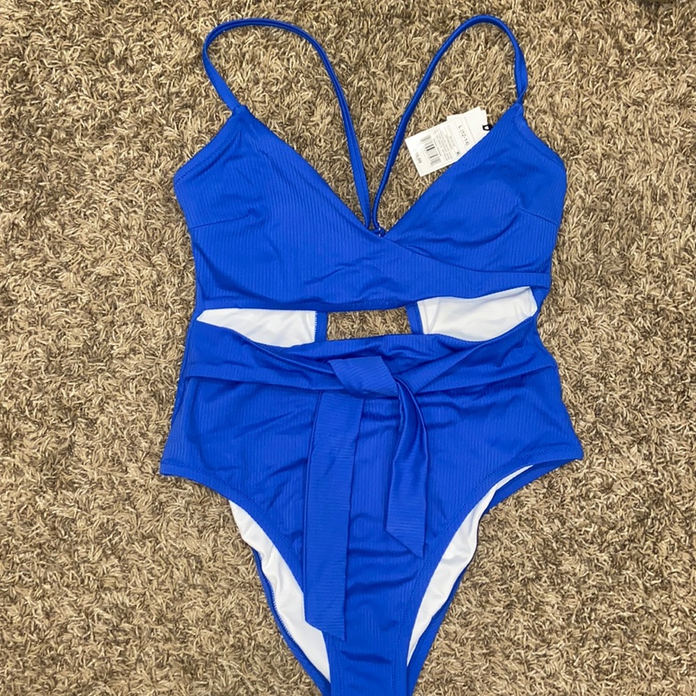 Blue one piece